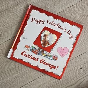 Curious George Hardcover‎ Valentines Day Picture Book *from A Library